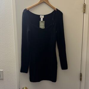 H&M Black Mini Dress